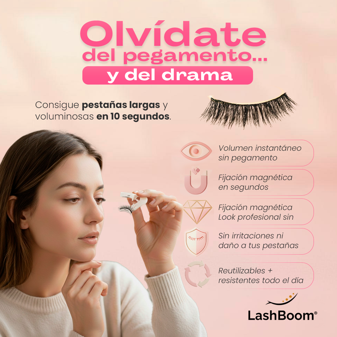 LashBoom® | Pestañas magnéticas