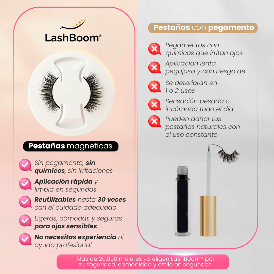 LashBoom® | Pestañas magnéticas