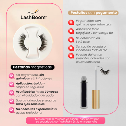 LashBoom® | Pestañas magnéticas