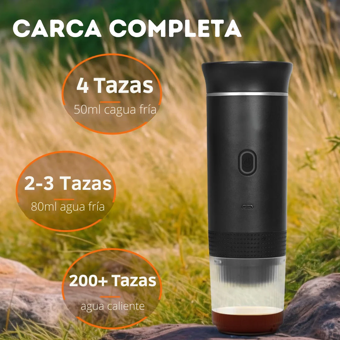 CaféGo™ Cafetera Portátil 3 en 1 | ¡Café Profesional en Cualquier Lugar!